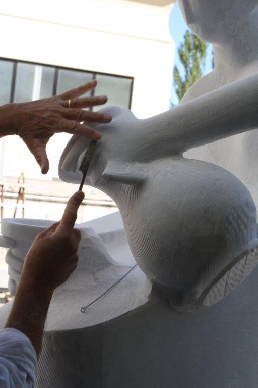 Statua in Statuario -La Temperanza di Gianfranco Giorni