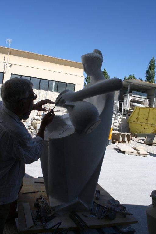 Statua in Statuario -La Temperanza di Gianfranco Giorni