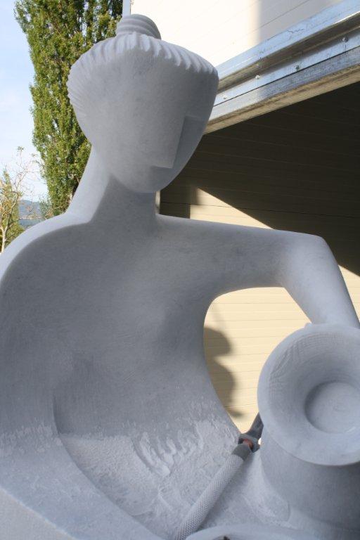 Statua in Statuario -La Temperanza di Gianfranco Giorni