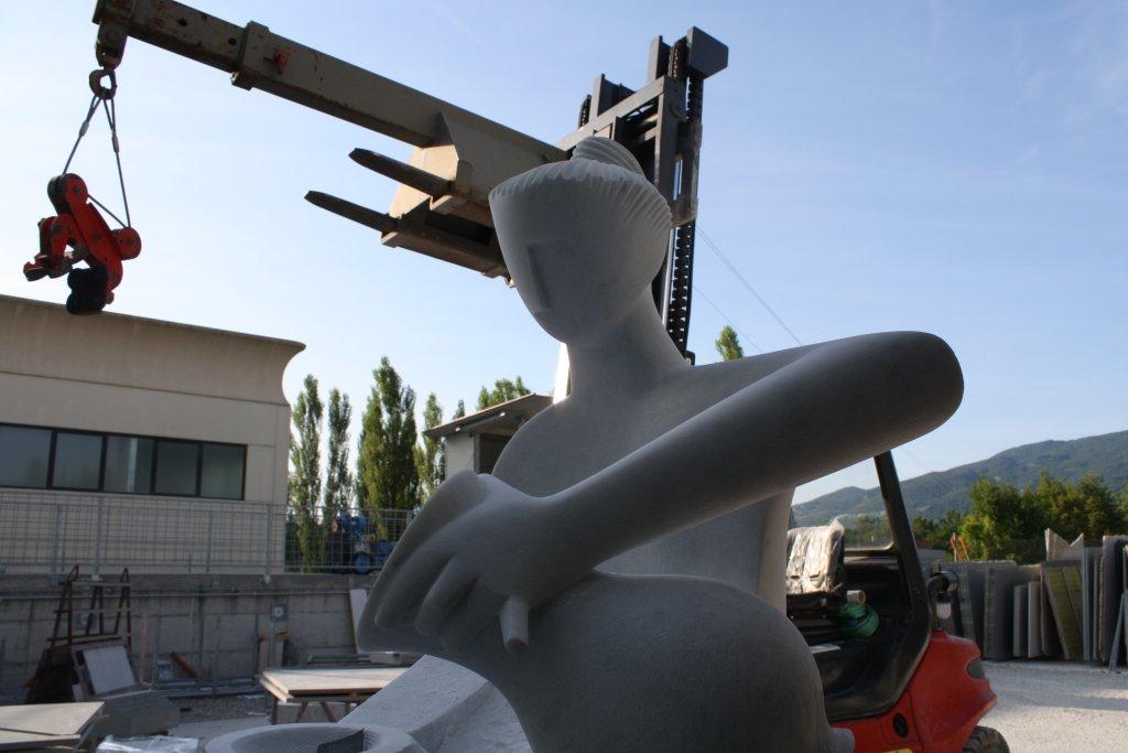 Statua in Statuario -La Temperanza di Gianfranco Giorni