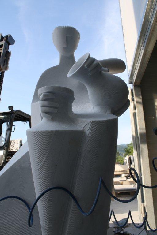 Statua in Statuario -La Temperanza di Gianfranco Giorni